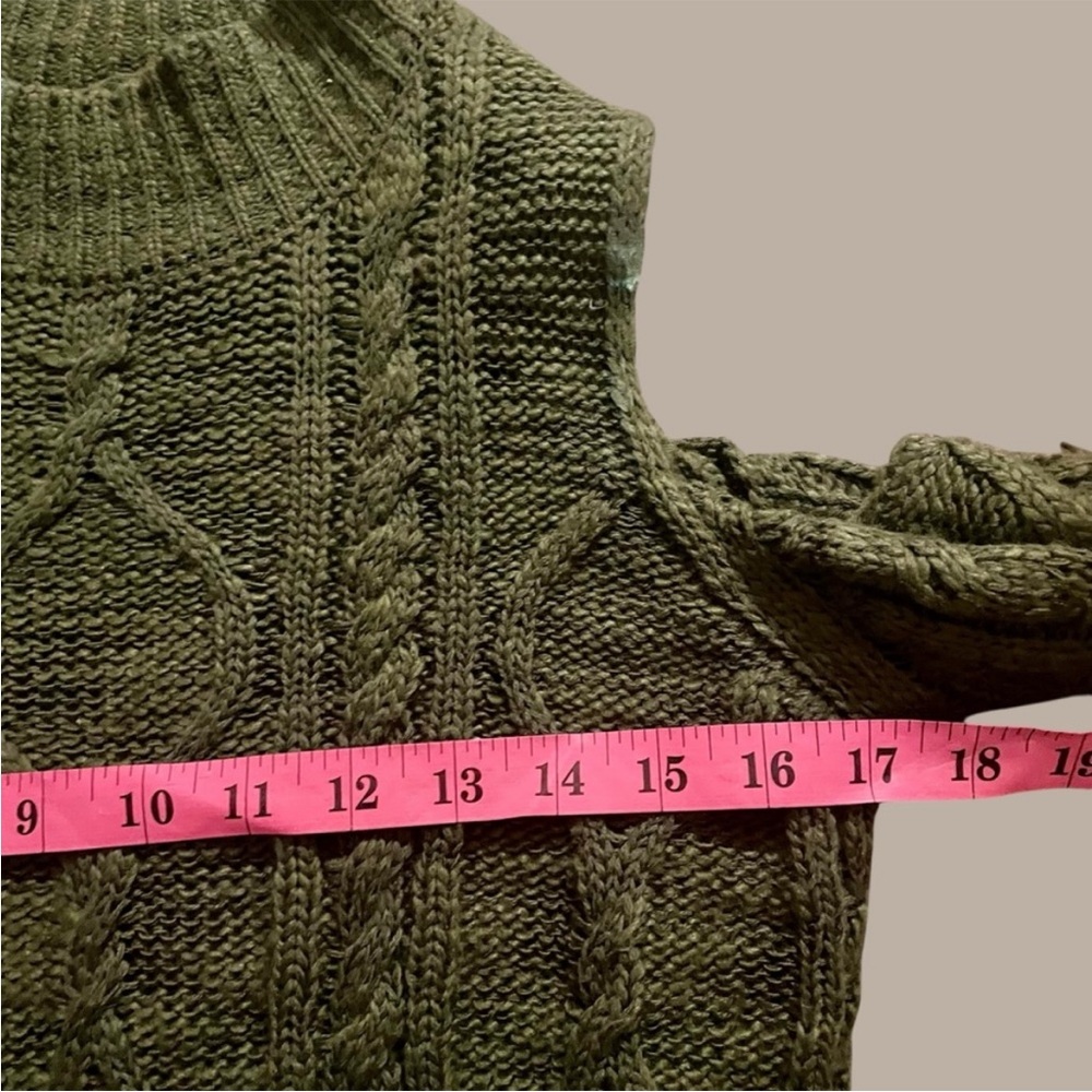 Freshman 1996 Cold Shoulder Mock Neck Sweater Size S - Picture 6 of 8